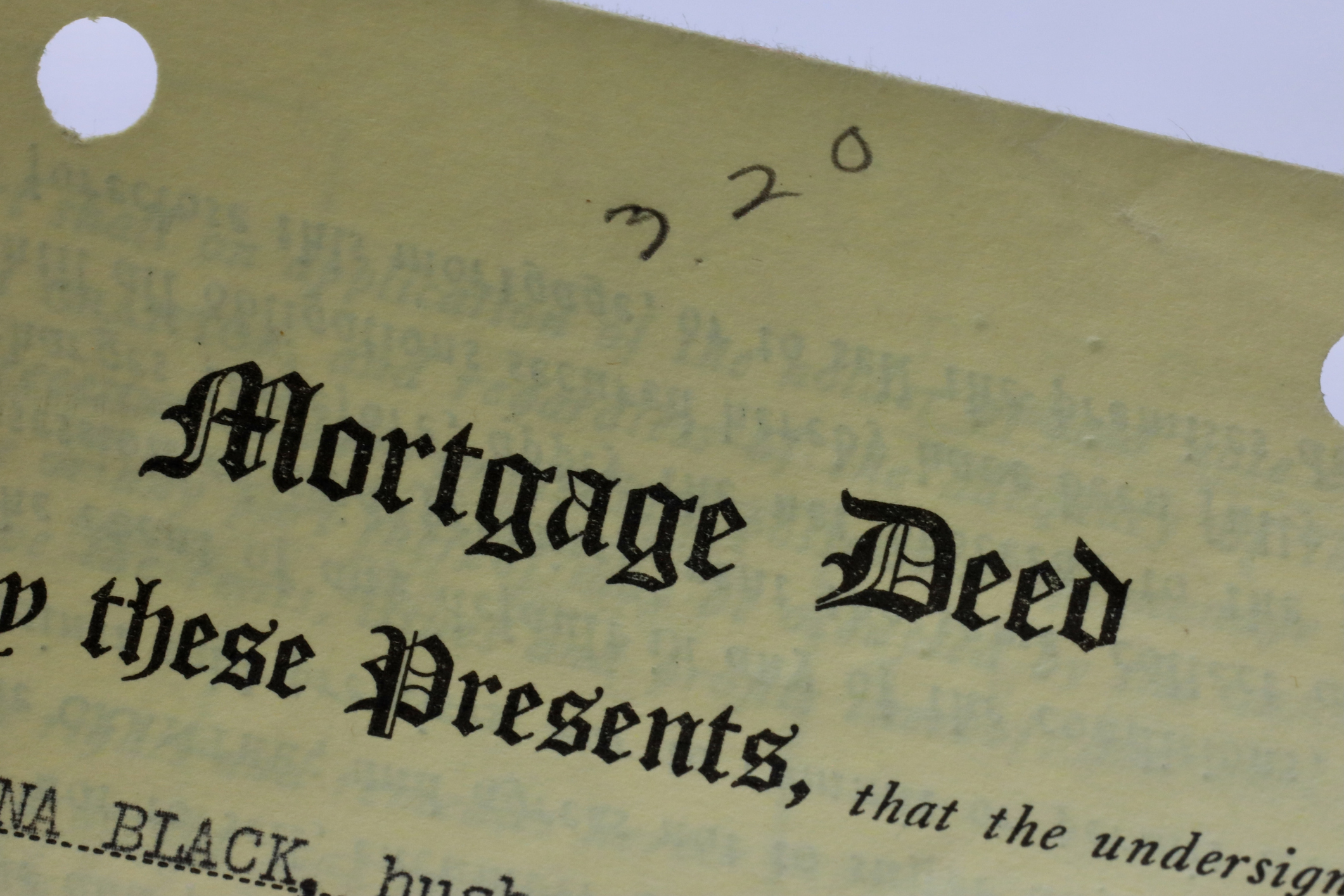 a mortgage deed