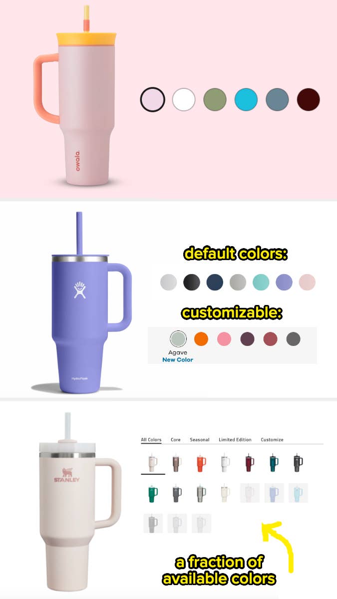 Oz Tumbler Hydro Flask Vs Simple Modern Customize Simple Modern - Main Image