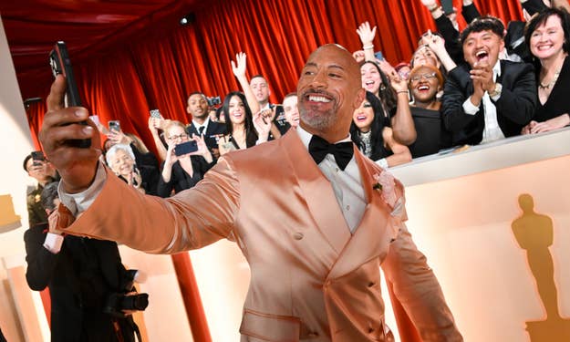 the rock at the oscars 2023