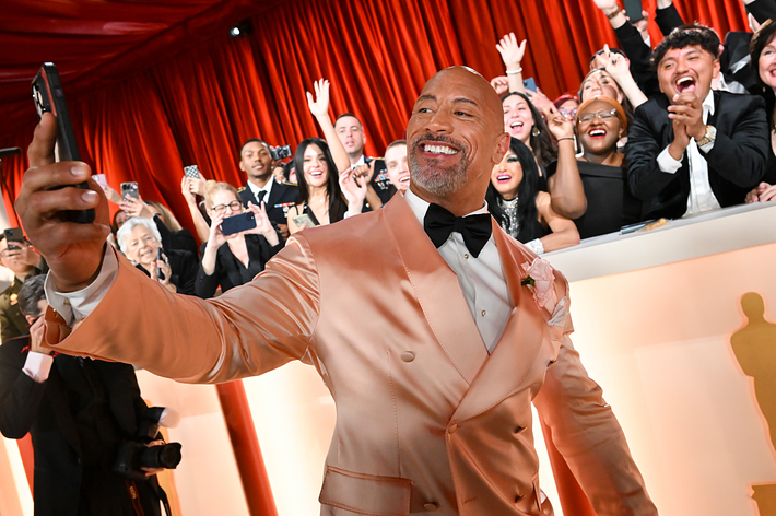 the rock at the oscars 2023
