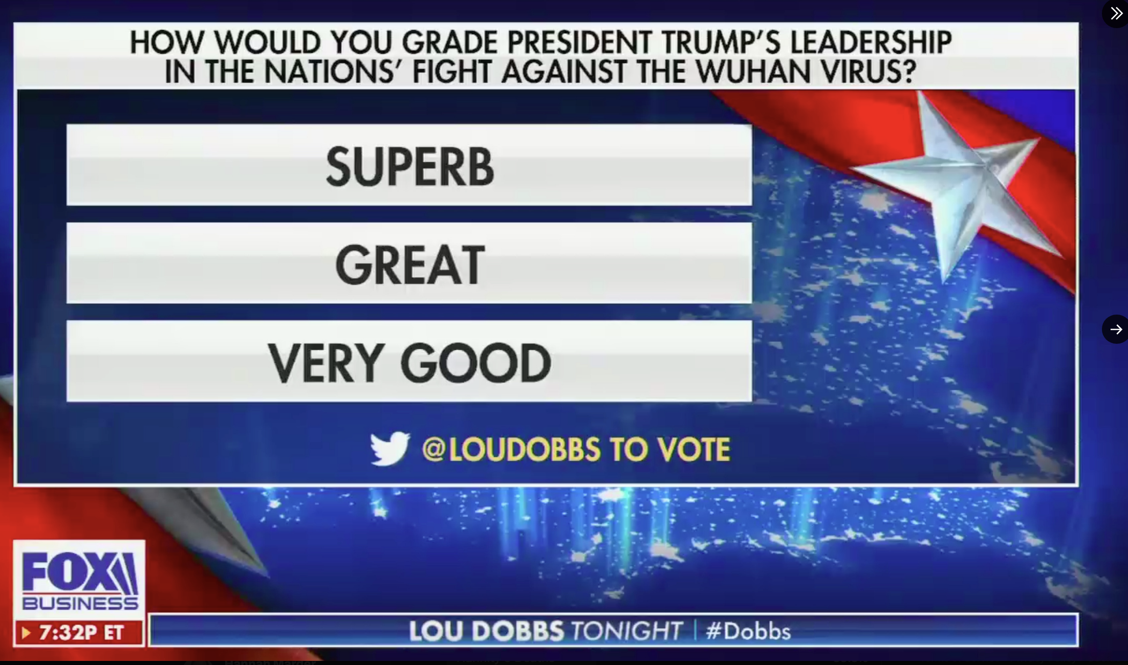 A poll for President Trump&#x27;s leadership