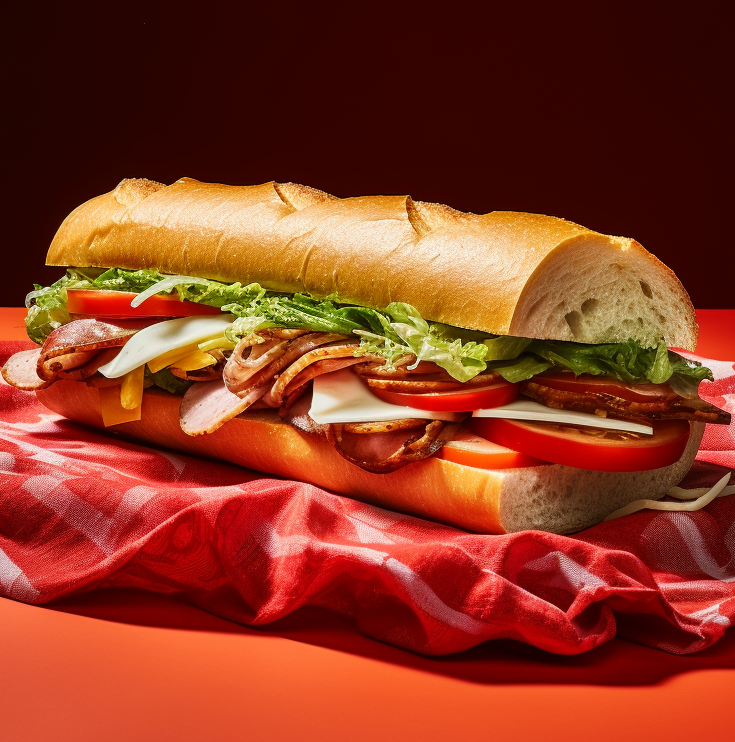 meat sub sandwich