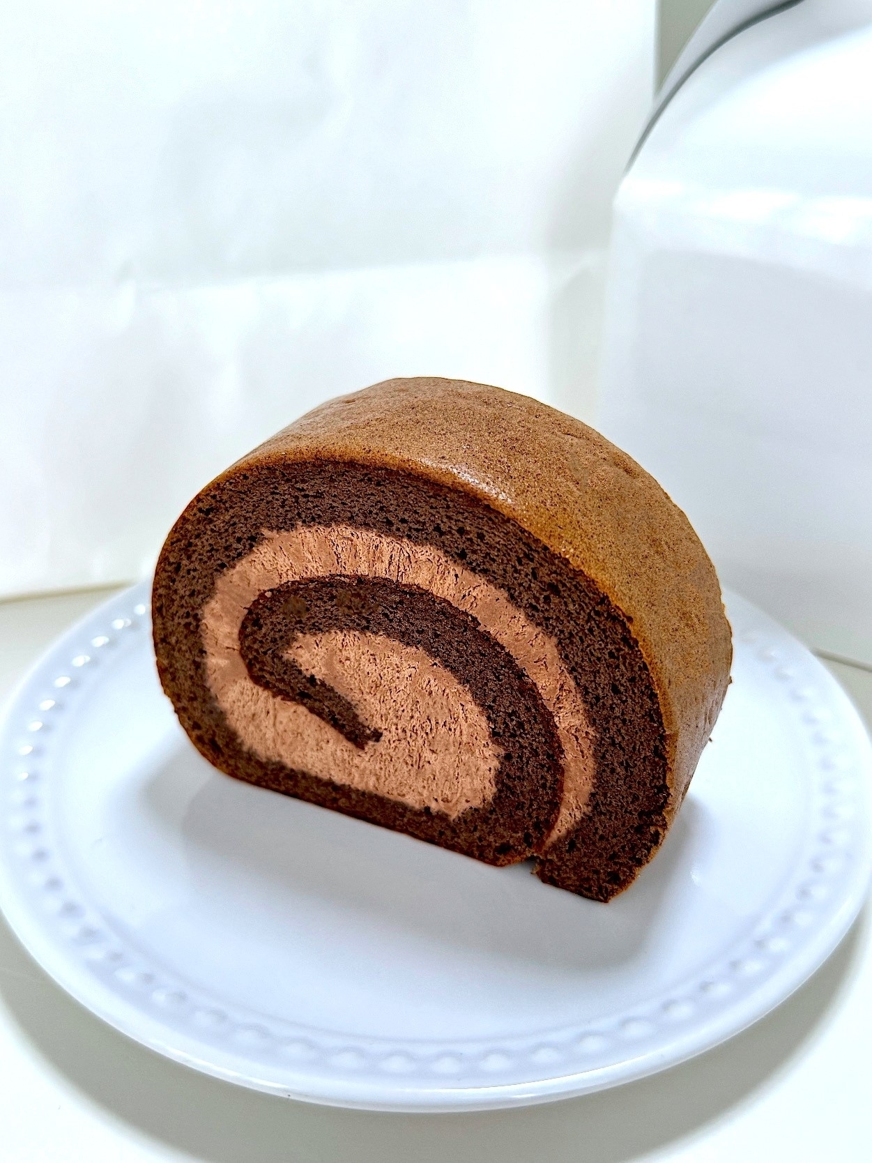 星乃珈琲のおすすめケーキ「チョコレートロールケーキ」