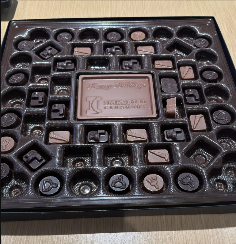 a chocolate assortment