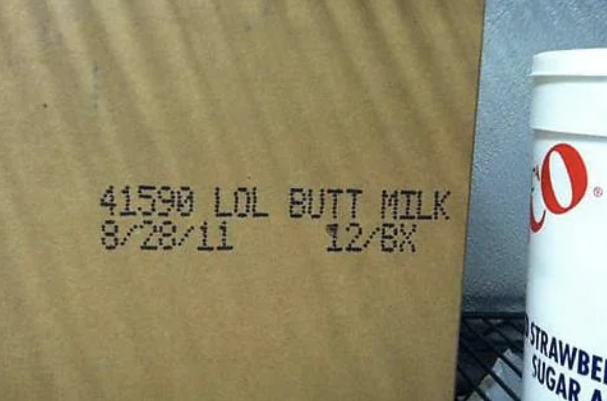 &quot;LOL Butt Milk&quot;