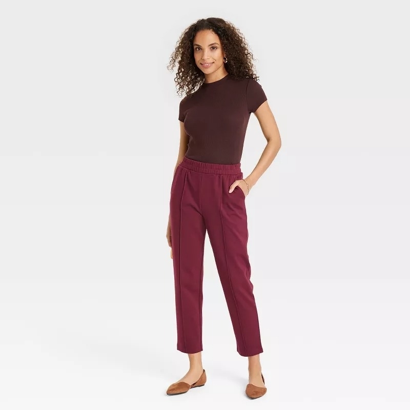 Flex Waist Trouser in Performance Cotton | Women's Pants | Argent