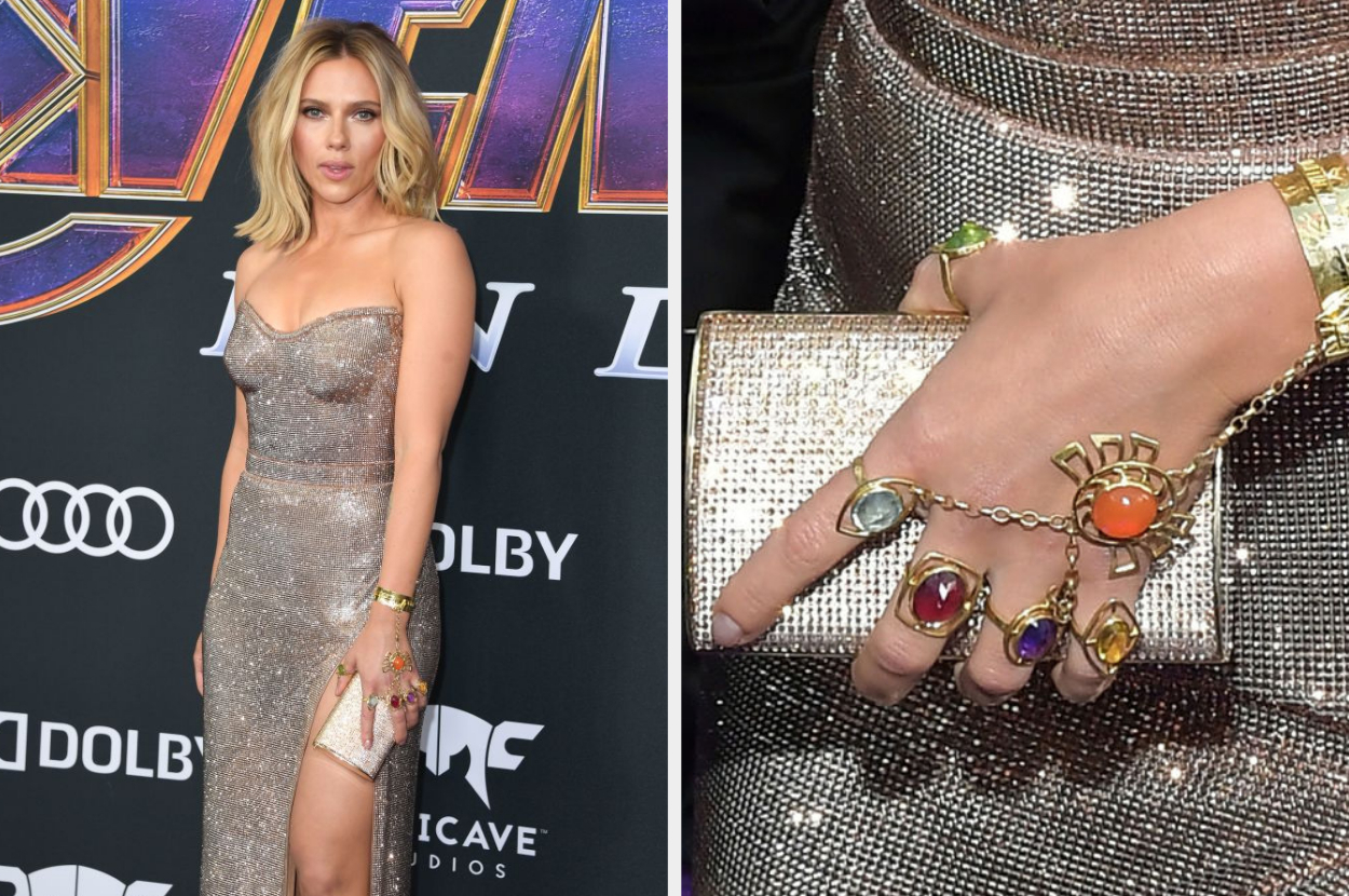 Scarlett Johansson and her rings