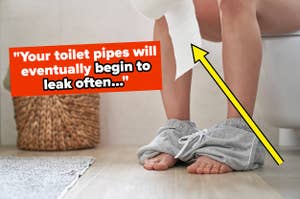 your toilet pipes will eventually begin to leak often