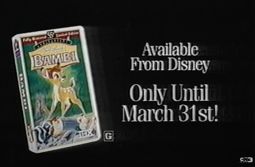vhs of bambi