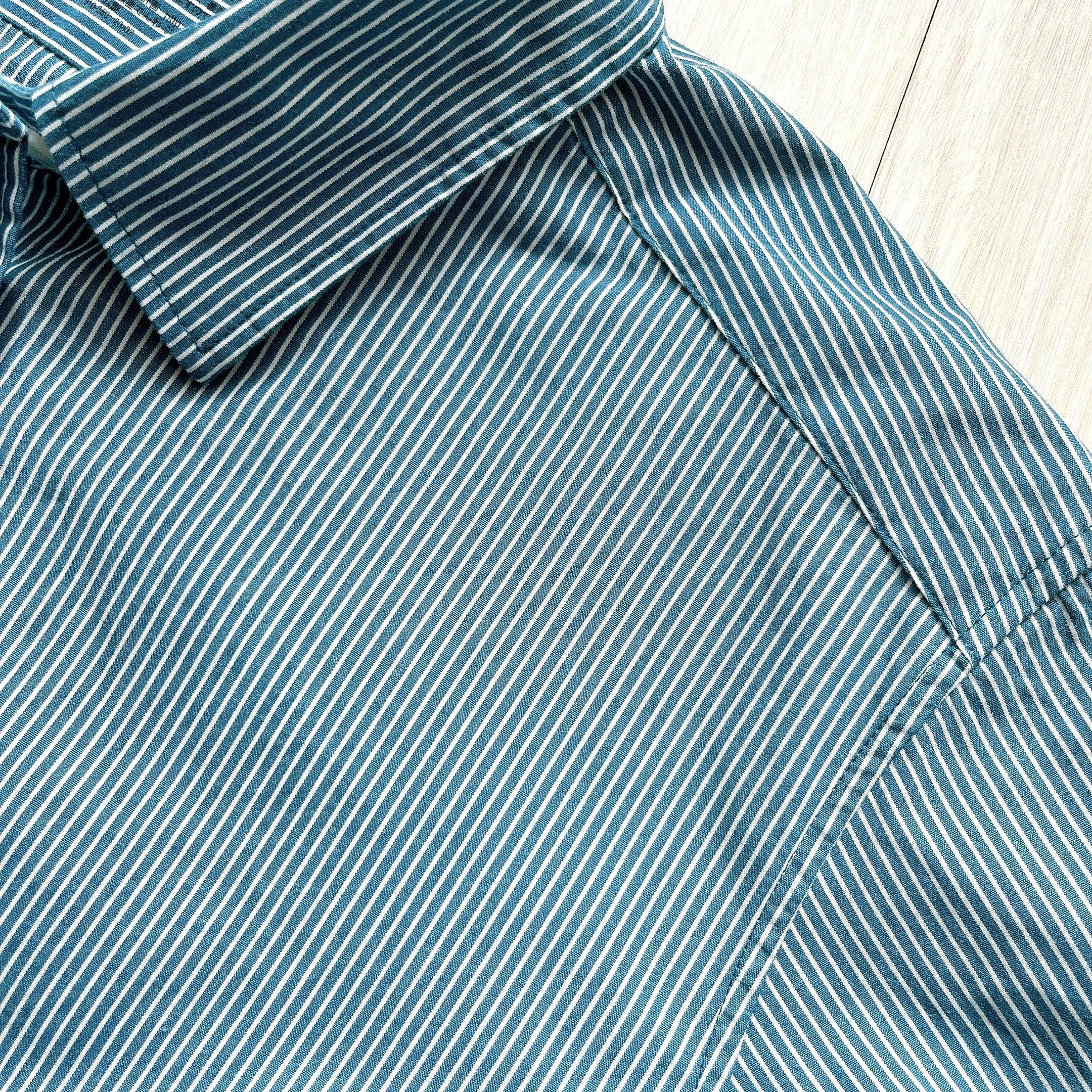 無印良品のオススメのシャツ「婦人 洗いざらし ブロードレギュラーカラー長袖シャツ」