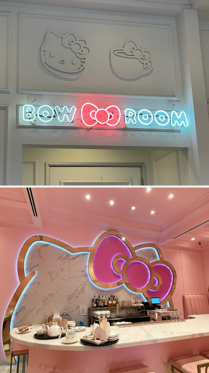 The inside of the Bow Room