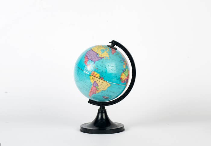 a world globe