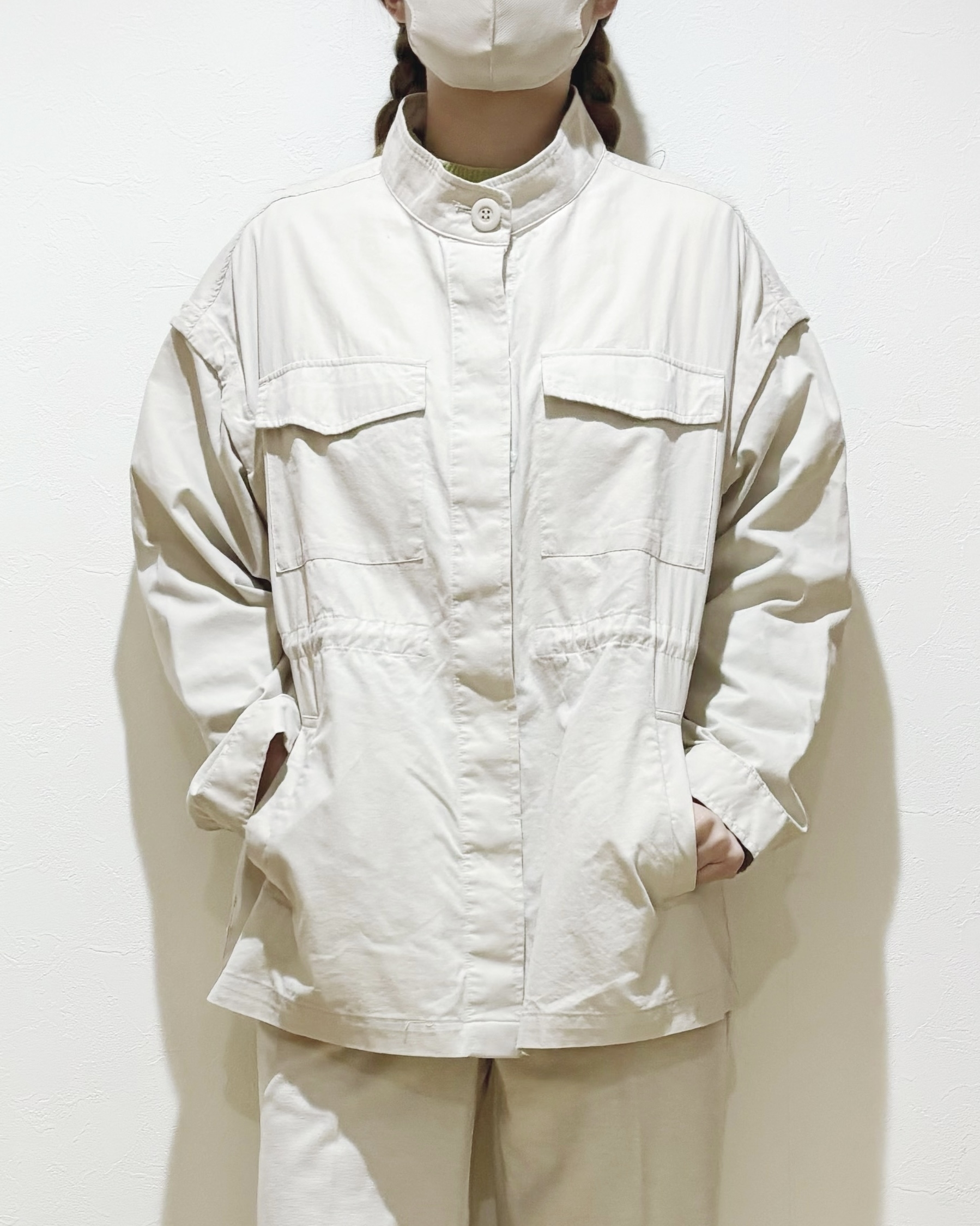 GLOBAL WORK（グローバルワーク）のおすすめアウター「ミリタリー2WAYブルゾン」