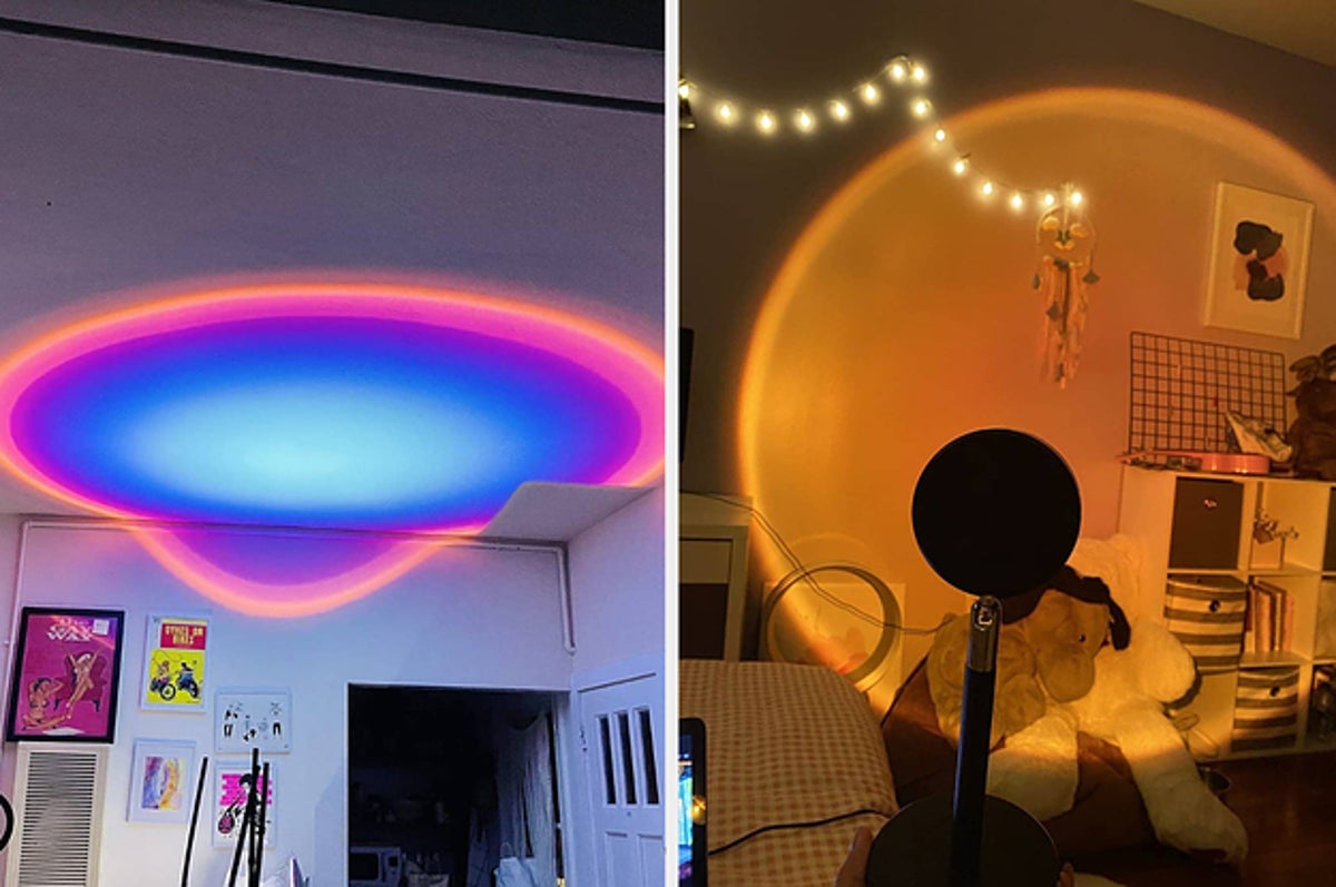 TikTok viral sunset lamps to buy from  and Urban Outfitters