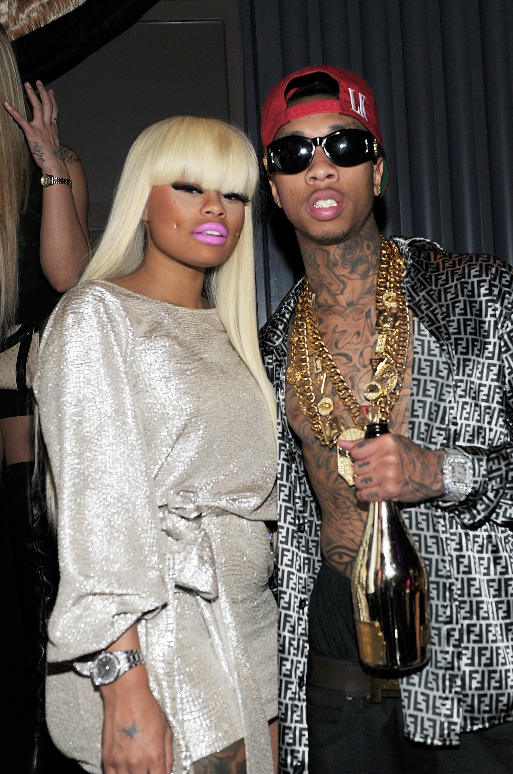 Close-up of Tyga and Chyna