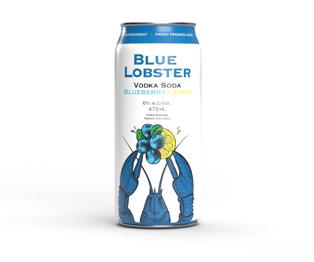 can of blue lobster cocktail