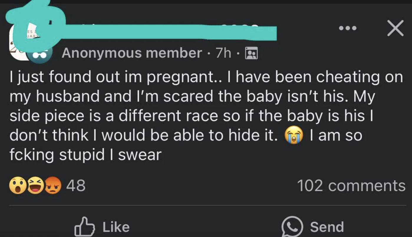 &quot;I just found out im pregnant..&quot;
