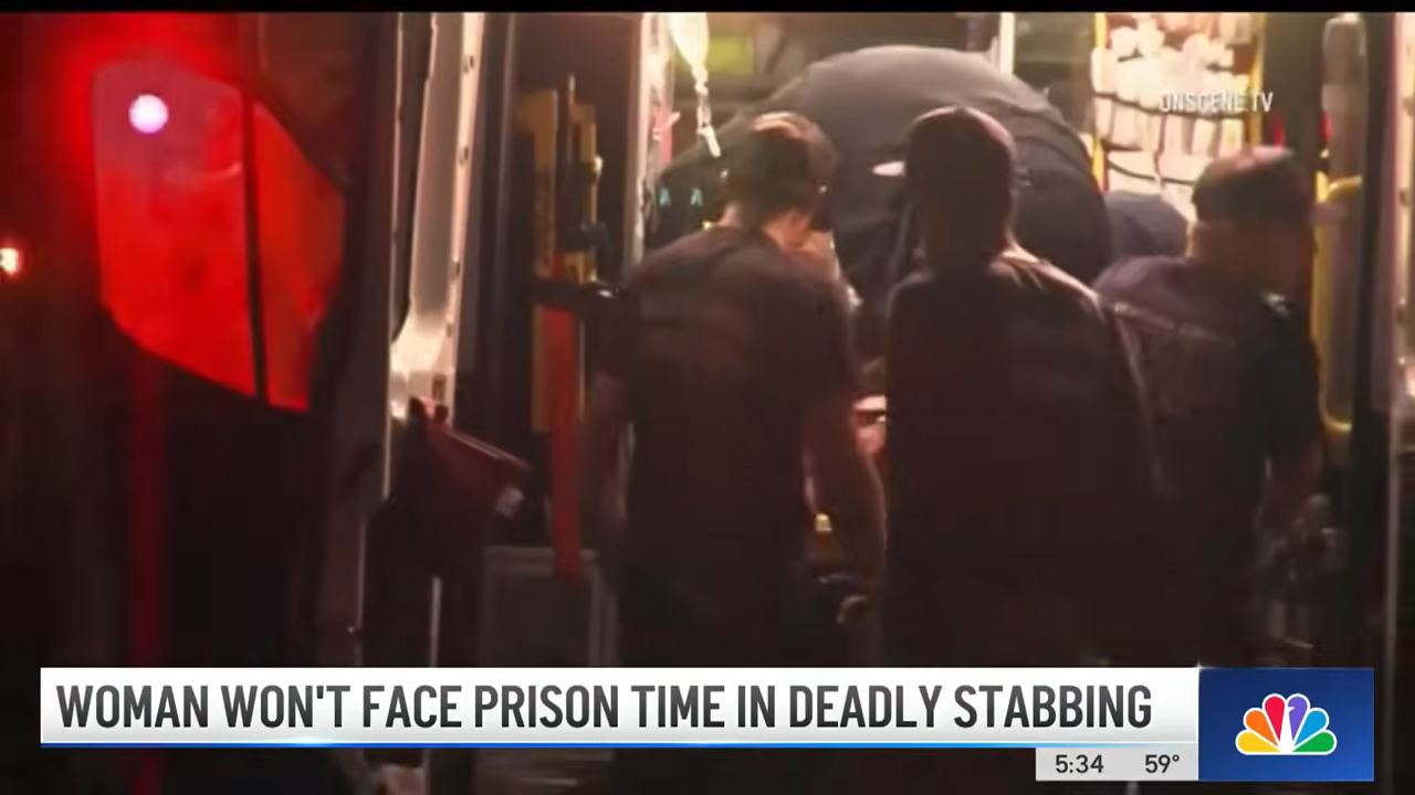 &quot;Woman Won&#x27;t Face Prison Time in Deadly Stabbing&quot;