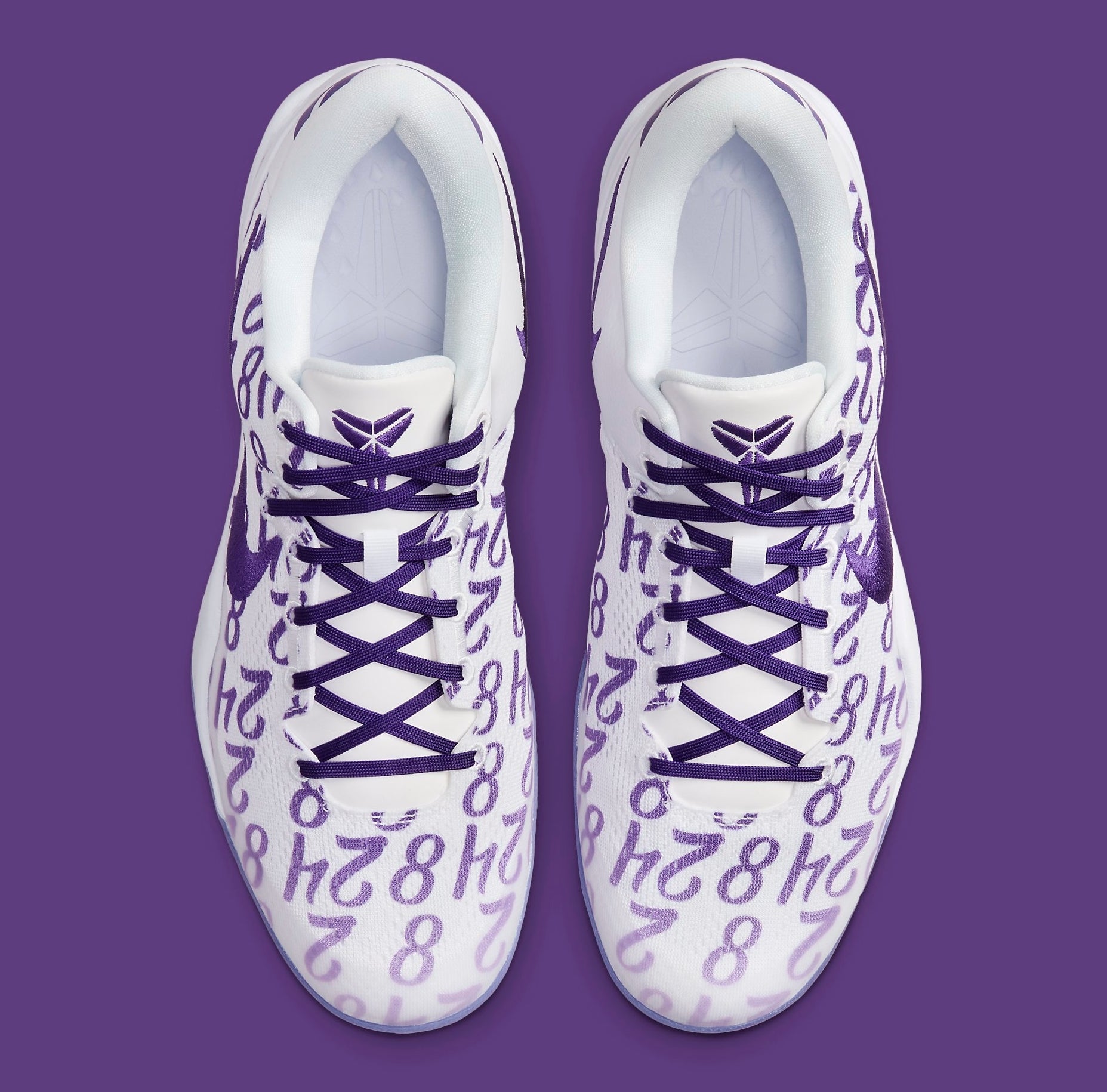 Nike Kobe 8 Court Purple Release Date FQ3549-100 Top