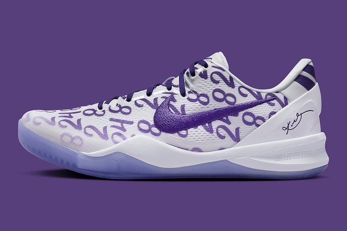Nike Kobe 8 Court Purple Release Date FQ3549-100 Profile