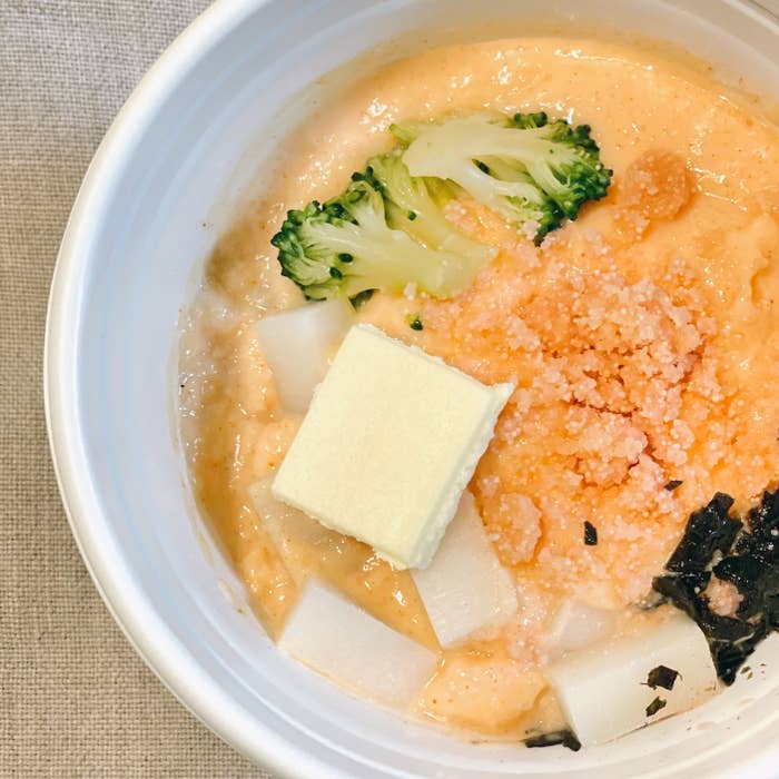 Family Mart(ファミリーマート)のおすすめスープ「たらこともちのクリームスープ」