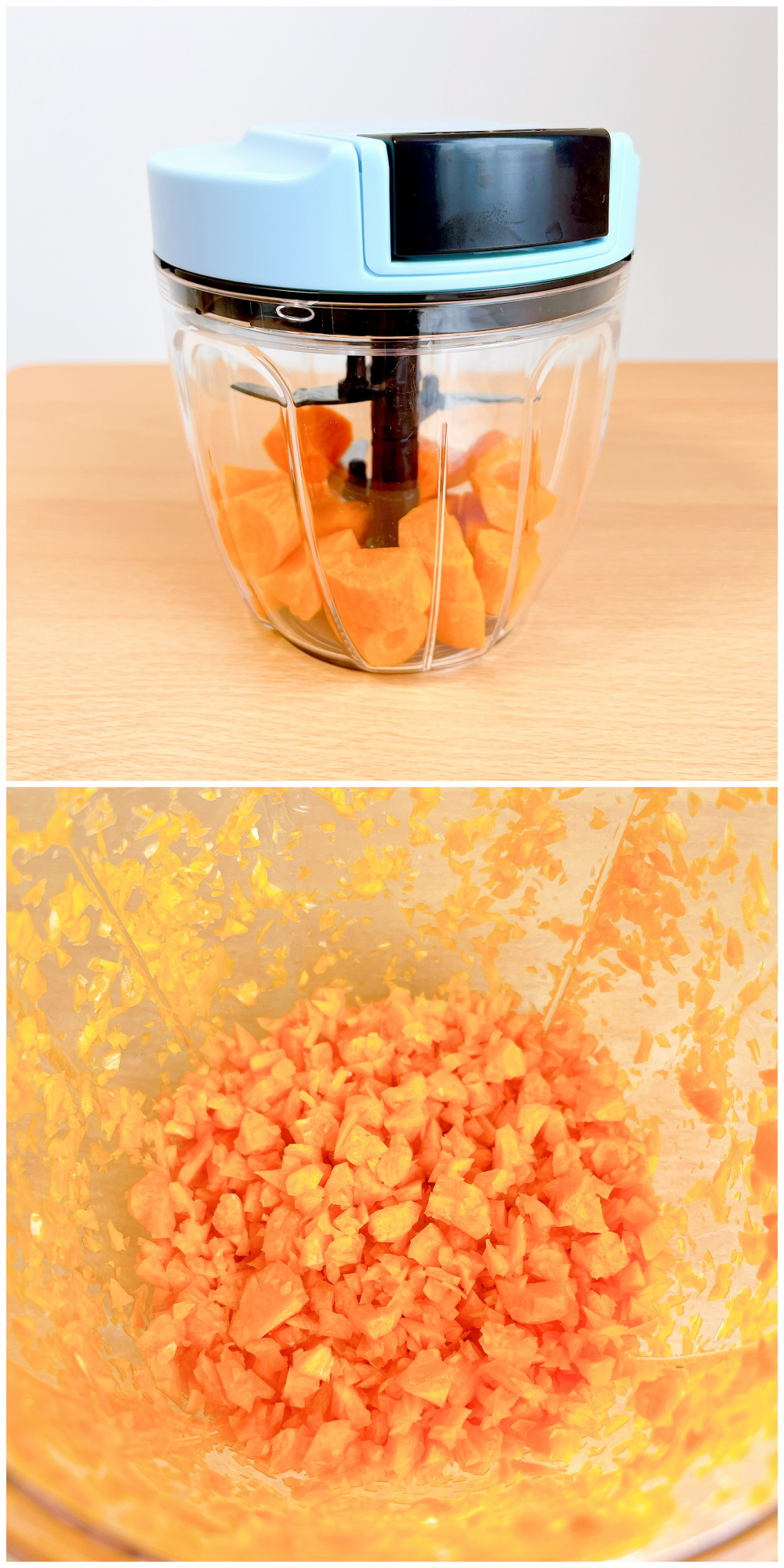 Francfranc(フランフラン)のオススメのキッチングッズ「ルッカ マルチハンディチョッパー ライトブルー」