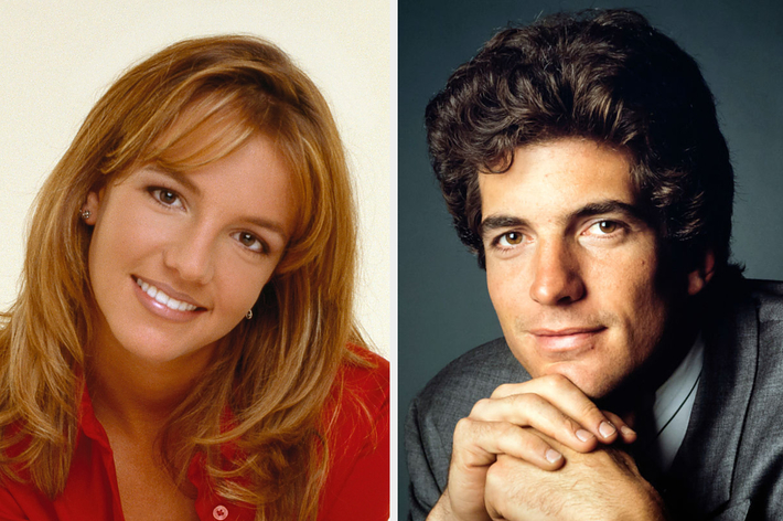 Britney Spears and John F Kennedy Jr.
