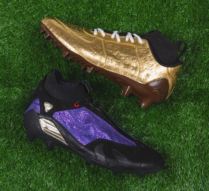Odell Beckham Jr. 2024 AFC Championship Game Cleats by The Surgeon
