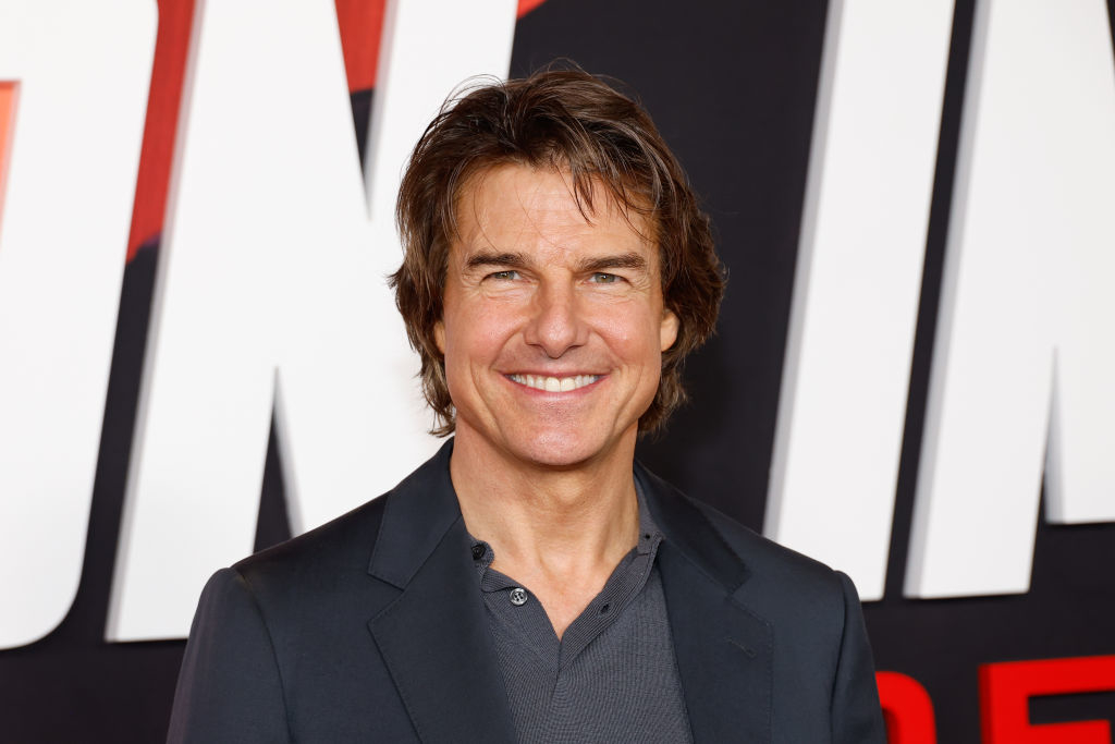 Closeup of Tom Cruise