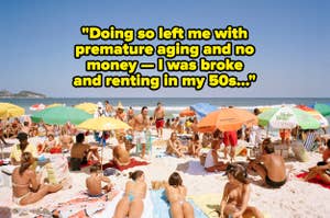 quote: doing so left me with premature aging