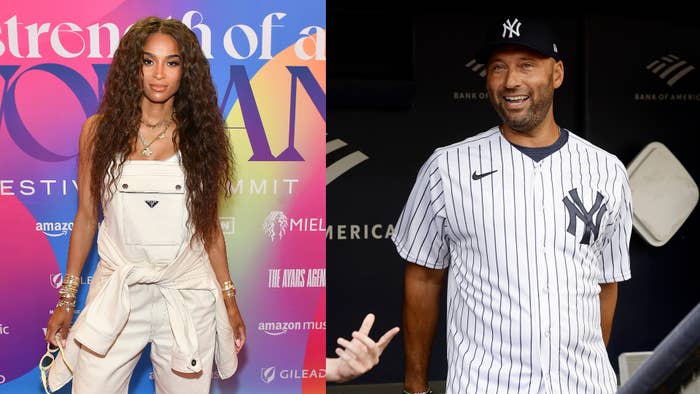 ciara and derek jeter are pictured