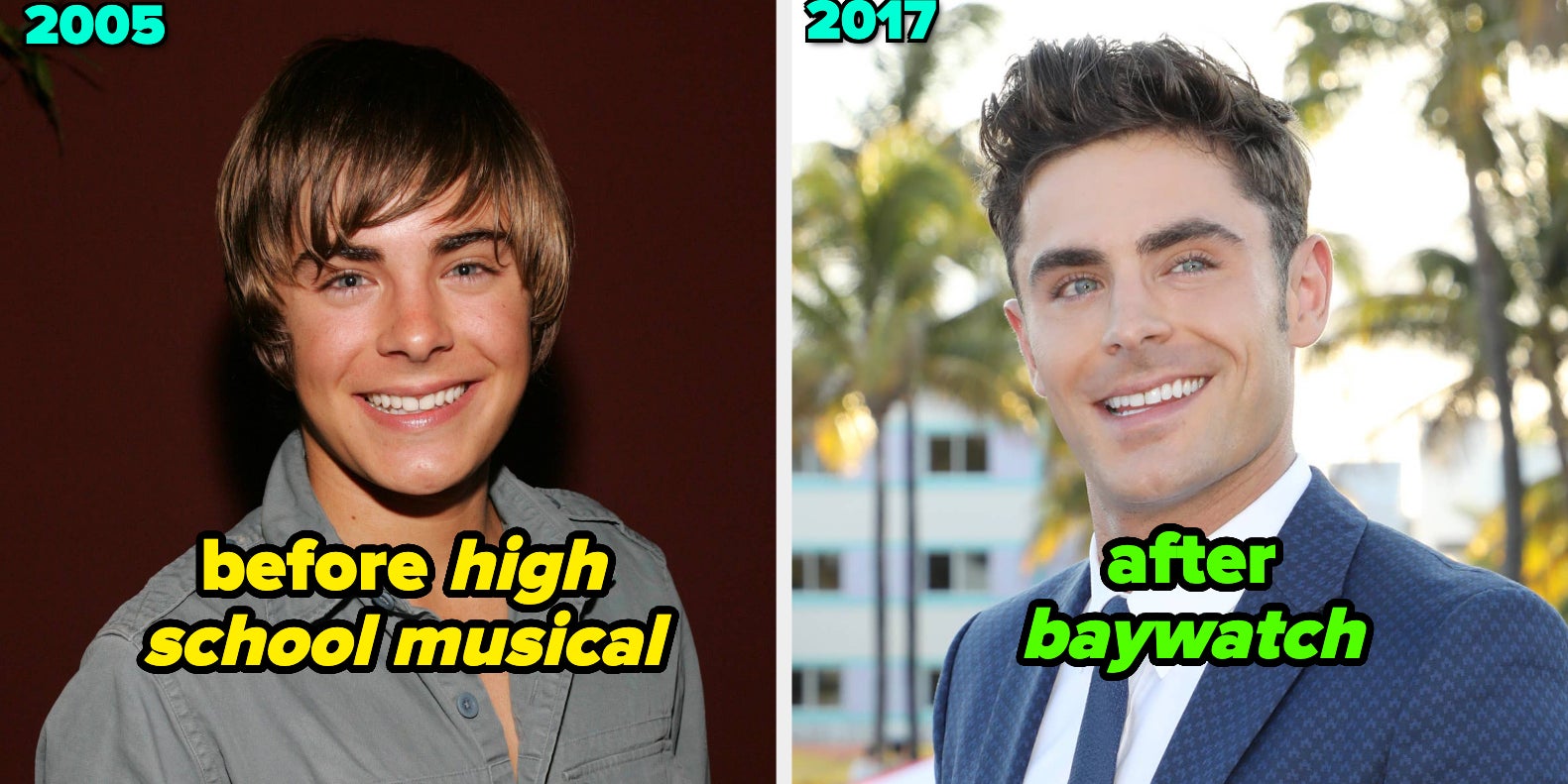 Zac Efron Evolution Over The Years - Vimarsana News
