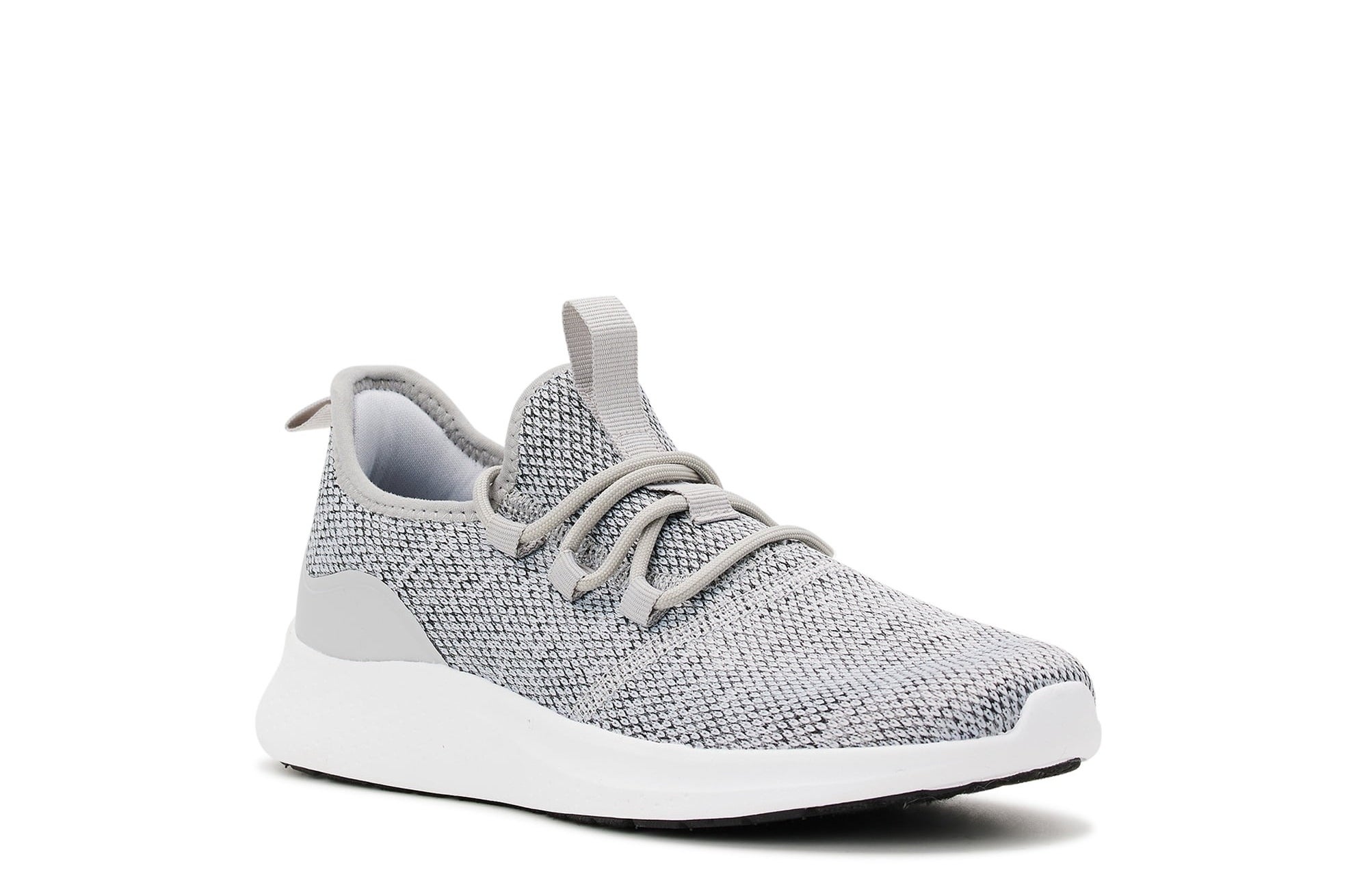 grey knitted sneakers