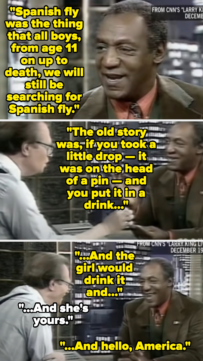 Larry King and Bill Cosby