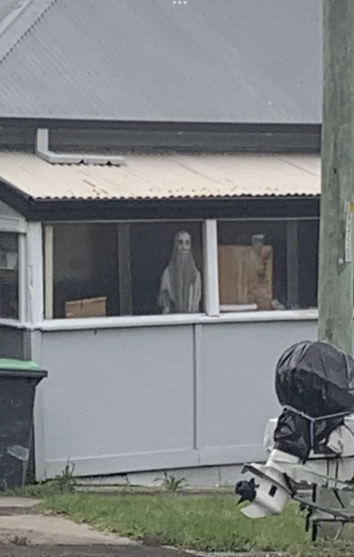 A scary mannequin by someone&#x27;s window