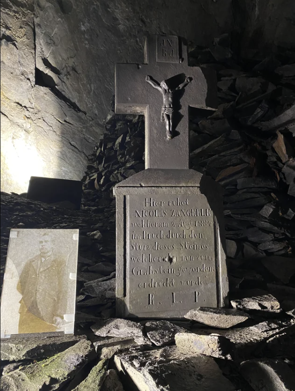 A miner&#x27;s tombstone