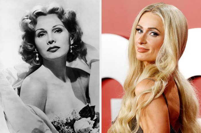 Side-by-side of Zsa Zsa Gabor and Paris Hilton