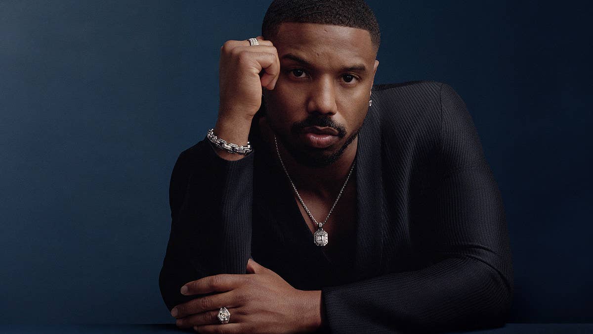 The 'Creed III' actor is the face of David Yurman's latest jewelry campaign.