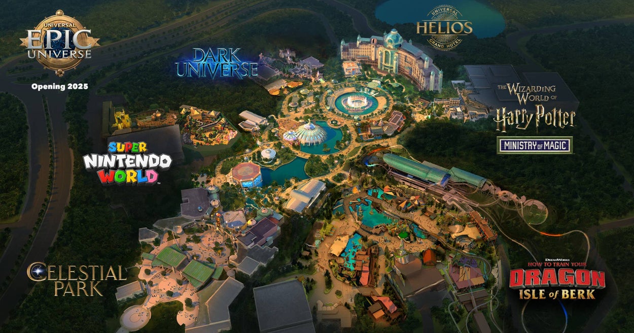 Universal Orlando Resort’s new theme park looks huge