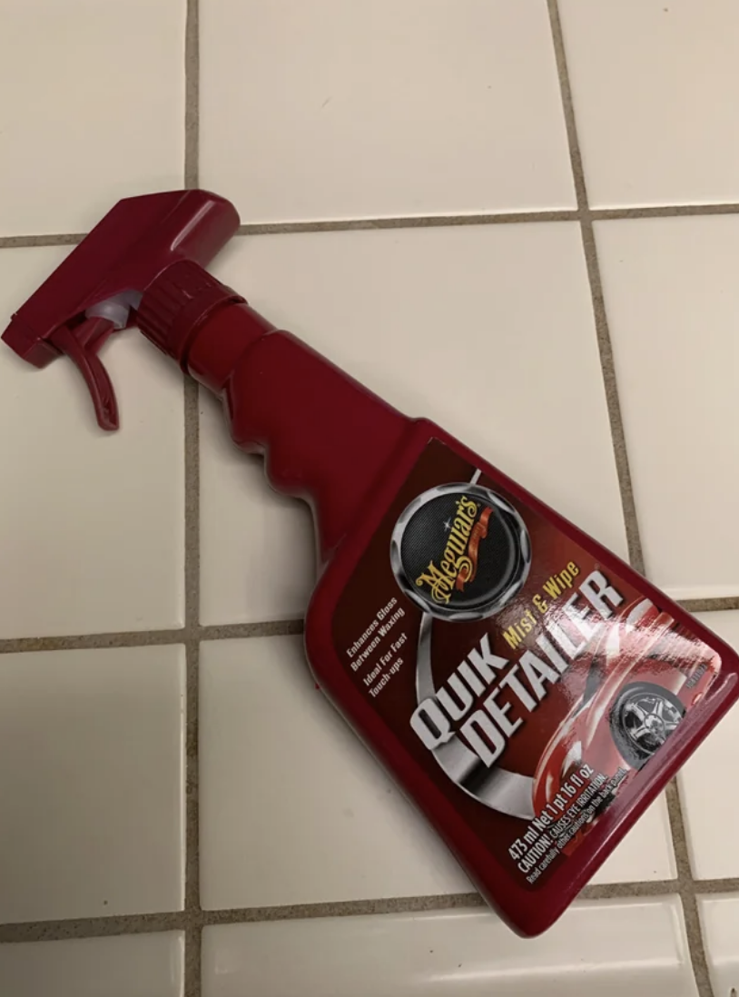 a bottle of Quik Detailer