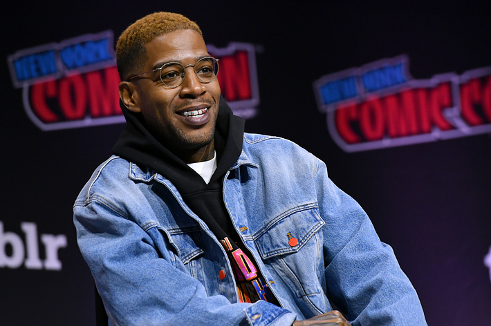 cudi is pictured at comic con