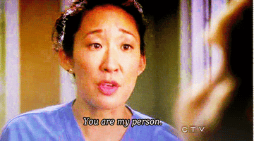 Cristina saying, &quot;you are my person.&quot;