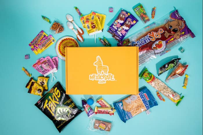 the MexiCrate box with Mexican candies and snacks