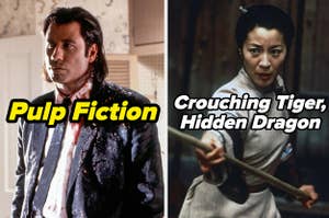 stills from pulp fiction and crouching tiger hidden dragon