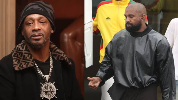 Katt Williams and Ye are pictured