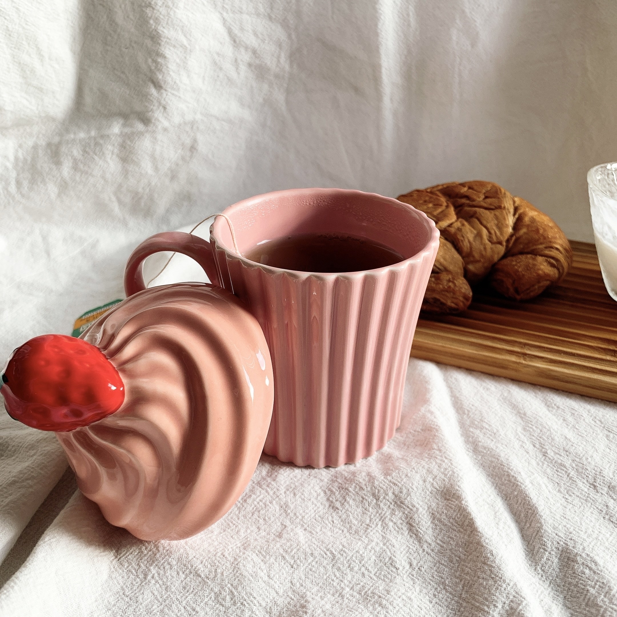 Francfranc（フランフラン）のオススメのマグカップ「スイーツマグ カップケーキ ピンク」