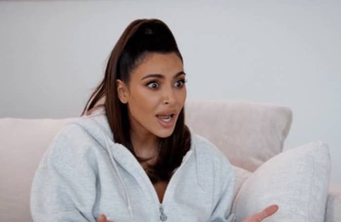 shocked Kim Kardashian