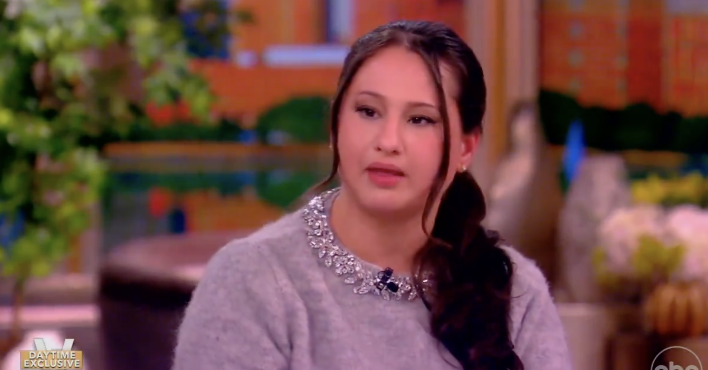 Close-up of Gypsy Rose on The View