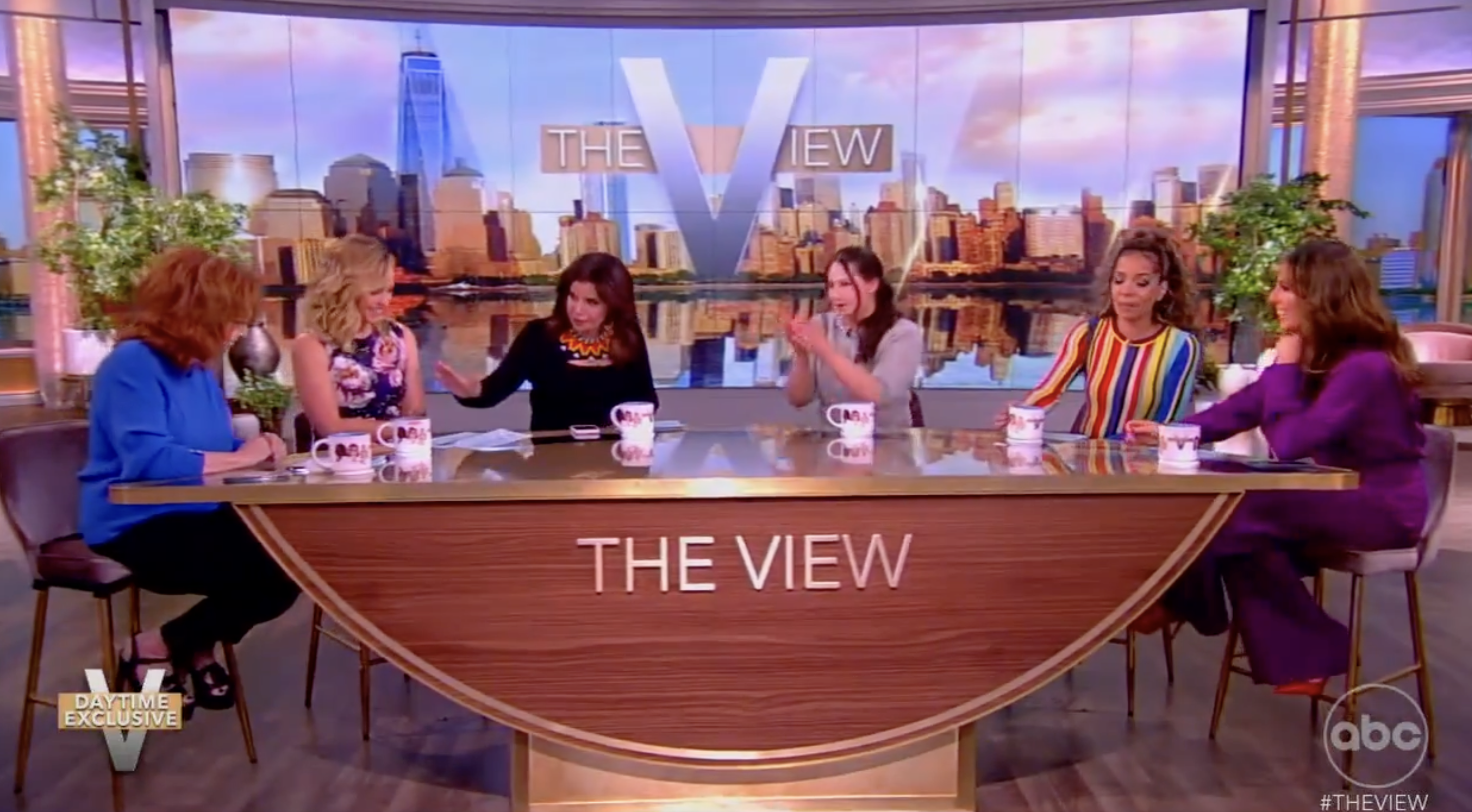 The cohosts of The View with Gypsy Rose at the table