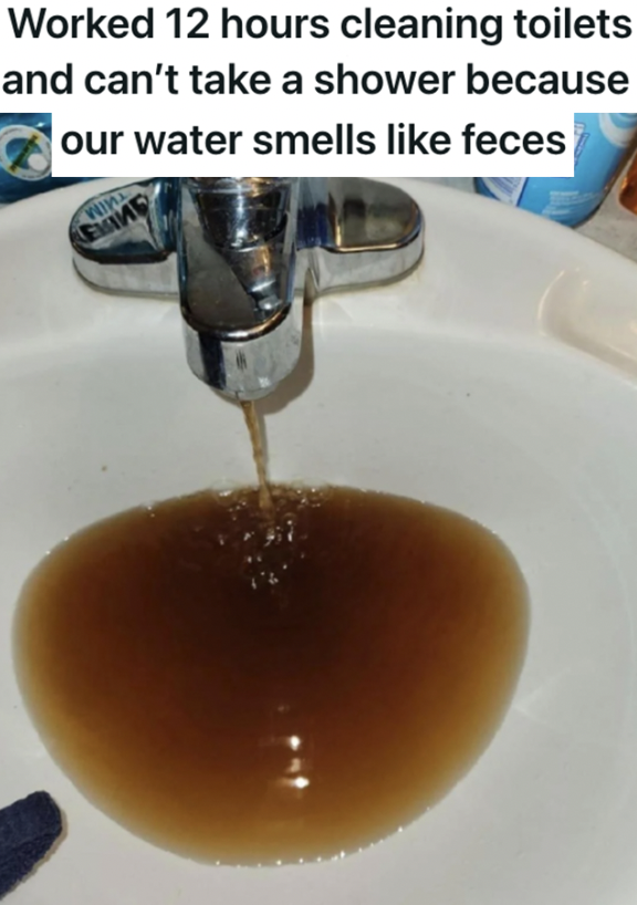 &quot;our water smells like feces&quot;